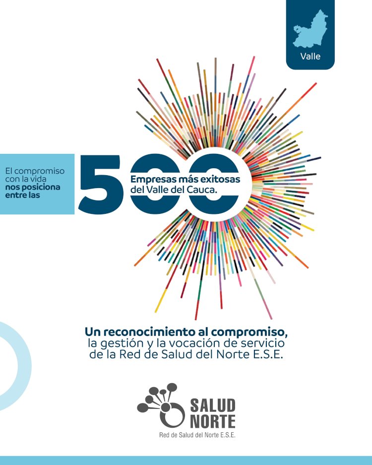 La Red de Salud del Norte E.S.E. entre las 500 Empresas Más Exitosas del Valle del Cauca 